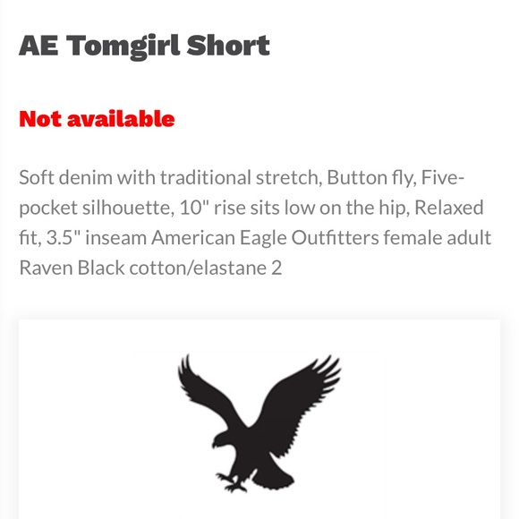 American Eagle Tomgirl Shorts - Picture 5 of 5